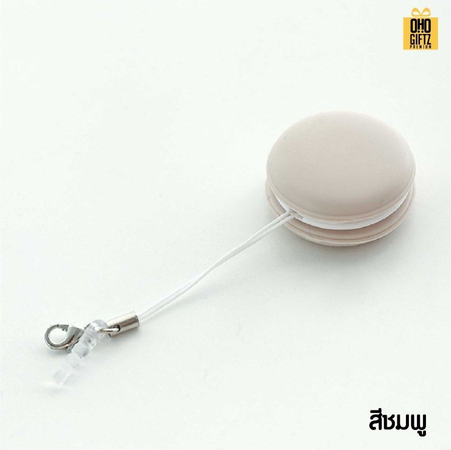 มาการองซิลิโคนเช็ดหน้าจอมือถือ สกรีนโลโก้ ทำเป็นของพรีเมี่ยม ของชำร่วยได้