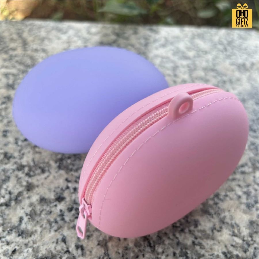 พวงกุญแจกระเป๋าซิลิโคนใส่เหรียญ สกรีนโลโก้ ทำเป็นของพรีเมี่ยม ของชำร่วยได้