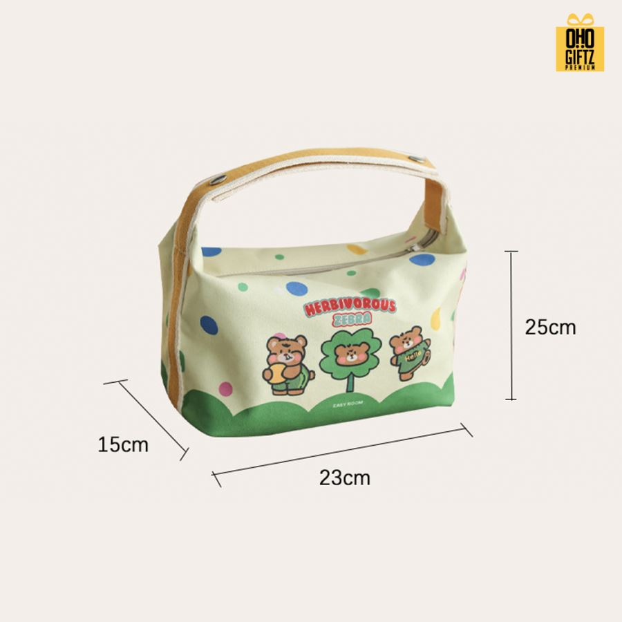 รับผลิตกระเป๋าผ้าเก็บอาหารร้อน-เย็น พิมพ์ภาพไม่จำกัดสี สกรีนโลโก้ ทำเป็นของพรีเมี่ยม