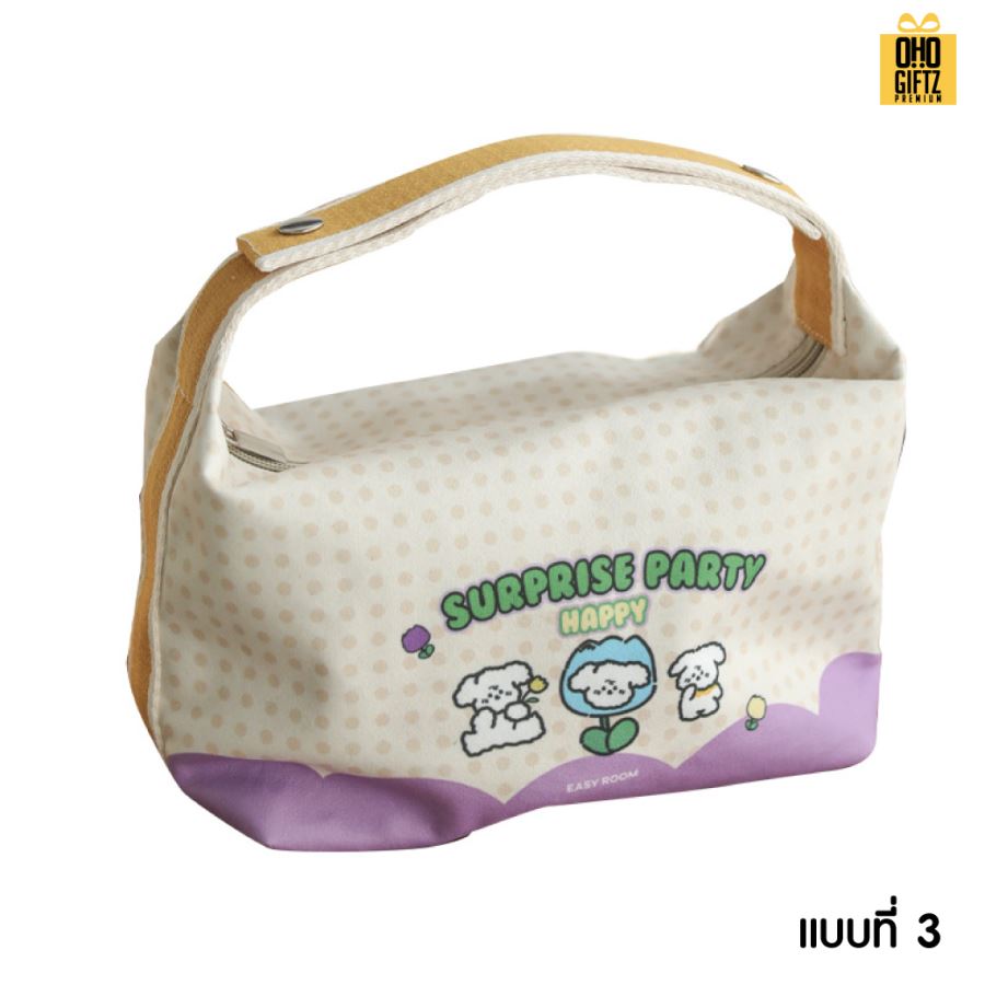 รับผลิตกระเป๋าผ้าเก็บอาหารร้อน-เย็น พิมพ์ภาพไม่จำกัดสี สกรีนโลโก้ ทำเป็นของพรีเมี่ยม