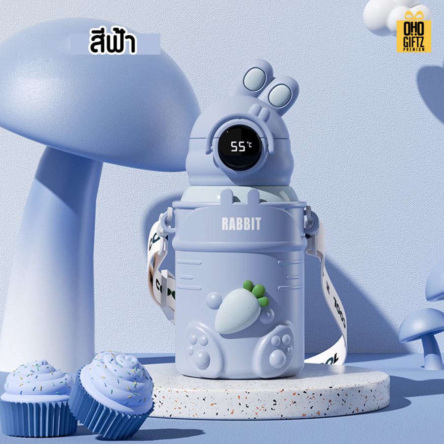 กระติกน้ำสแตนเลสเก็บร้อน-เย็น สกรีนชื่อ สกรีนโลโก้ ทำเป็นของพรีเมี่ยมได้ 