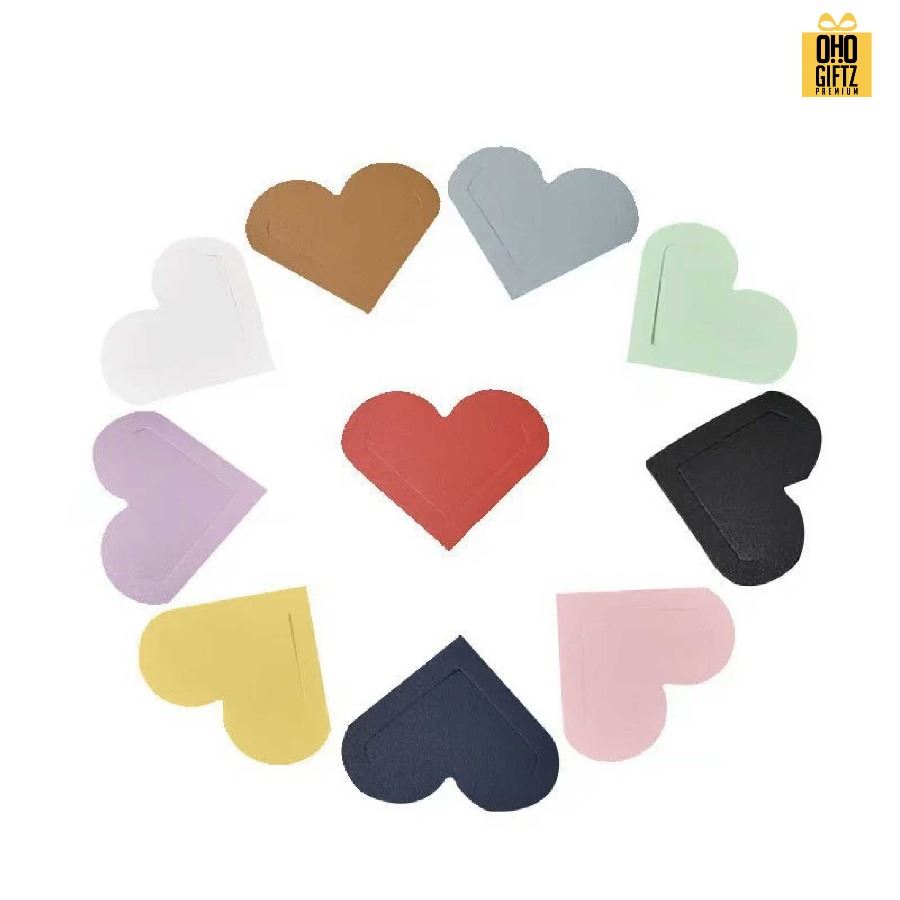 ที่คั่นหนังสือหัวใจ หนัง PU สกรีนโลโก้  ทำเป็นของพรีเมี่ยม