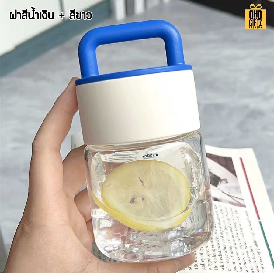 แก้วน้ำมีหูถือ สกรีนโลโก้ ทำเป็นของพรีเมี่ยมได้