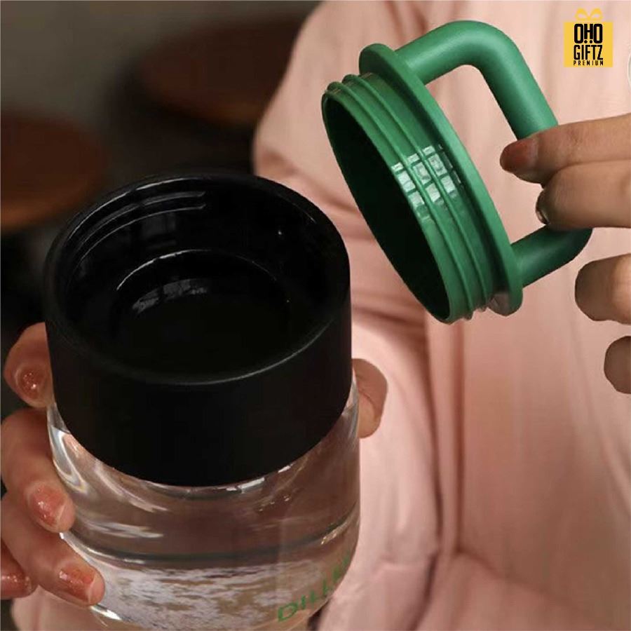 แก้วน้ำมีหูถือ สกรีนโลโก้ ทำเป็นของพรีเมี่ยมได้