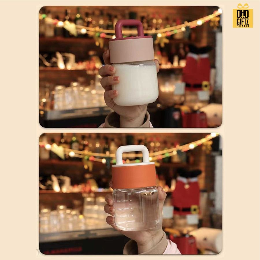 แก้วน้ำมีหูถือ สกรีนโลโก้ ทำเป็นของพรีเมี่ยมได้