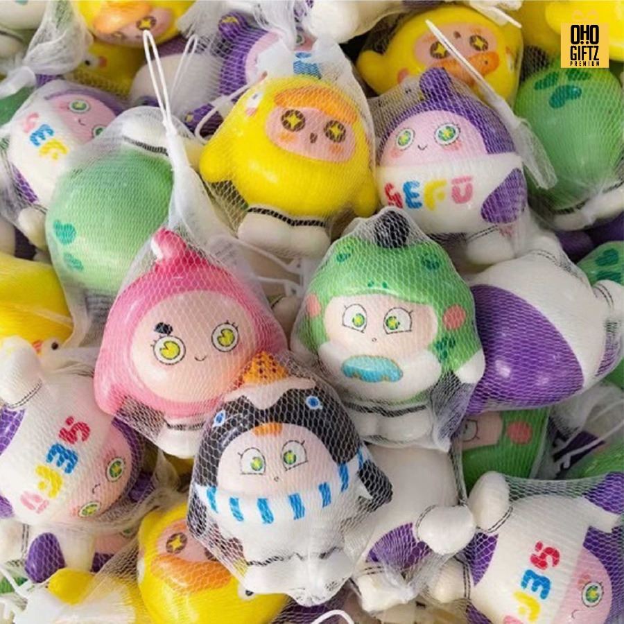 ตุ๊กตาบีบคลาย รับผลิตดีไซน์และขนาดตามต้องการ สกรีนชื่อ สกรีนโลโก้ ทำเป็นของพรีเมี่ยมได้