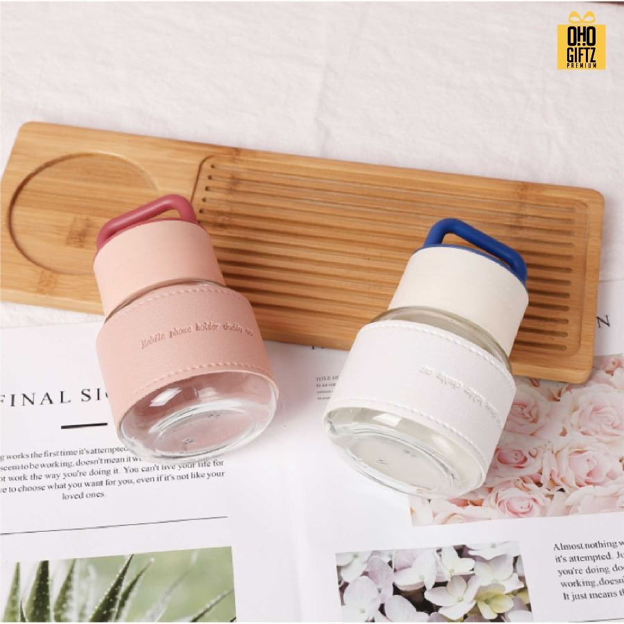 แก้วน้ำมีหูพร้อมปลอกจับ สกรีนโลโก้ ทำเป็นของพรีเมี่ยมได้