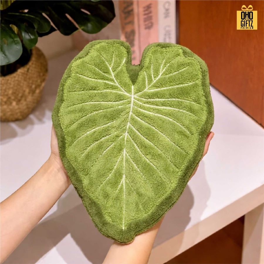 ผ้าเช็ดมือขนกำมะหยี่ทรงใบไม้ สกรีนโลโก้ ติดลาเบล ทำเป็นของพรีเมี่ยมได้