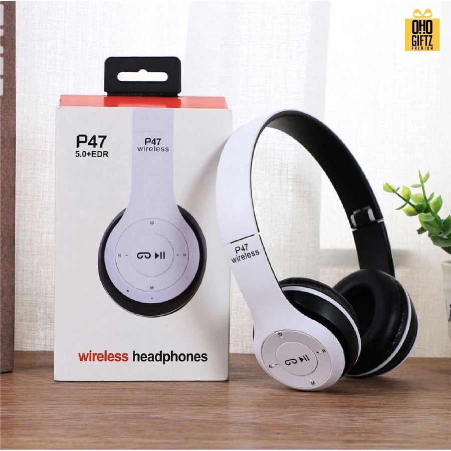 หูฟังบลูทูธแบบครอบหู Wireless Headphone สกรีนชื่อ สกรีนโลโก้ ทำเป็นของพรีเมี่ยมได้ 