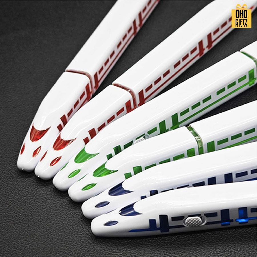 ปากการถไฟความเร็วสูง มีไฟ LED สกรีนชื่อ สกรีนโลโก้ ทำเป็นของพรีเมี่ยมได้