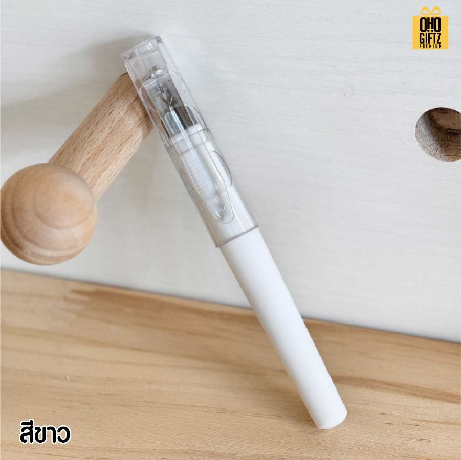 ปากกาเจล มีฝาปิด สกรีนชื่อ สกรีนโลโก้ ทำเป็นของพรีเมี่ยมได้