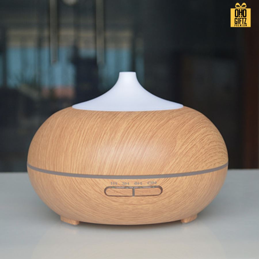 เครื่องพ่นอโรม่าไม้ สกรีนชื่อ สกรีนโลโก้ ทำเป็นของพรีเมี่ยมได้กรีนโลโก้ ทำเป็นของพรีเมี่ยม