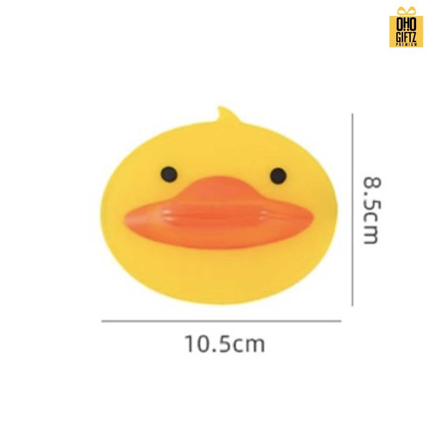 ที่จับของร้อนรูปเป็ด สกรีนชื่อ สกรีนโลโก้ ทำเป็นของพรีเมี่ยมได้