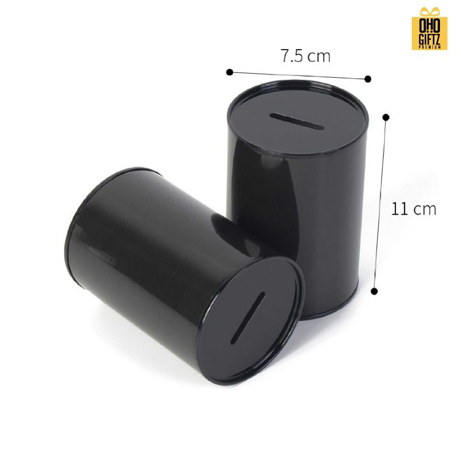 กระปุกออมสินทรงกลม พิมพ์ลายได้ตามต้องการ สกรีนโลโก้ ทำเป็นของพรีเมี่ยม ของชำร่วยได้