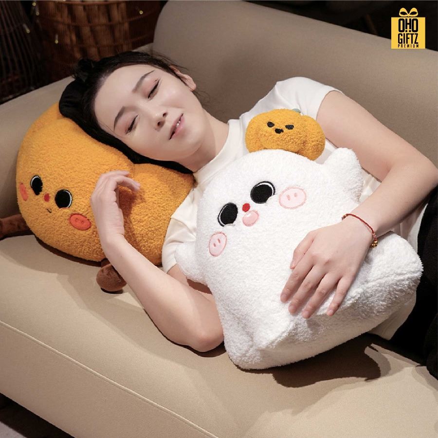 หมอนตุ๊กตาฮาโลวีน สกรีนโลโก้ ทำเป็นของพรีเมี่ยมได้ 