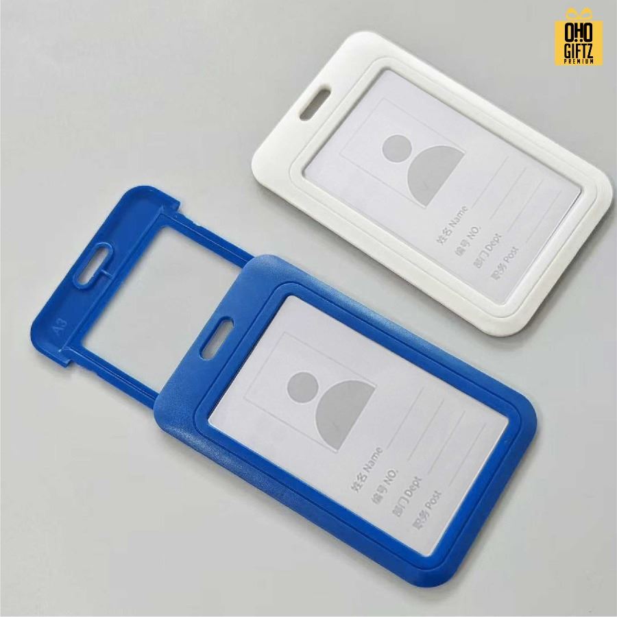 ที่ใส่บัตรพนักงาน PVC มีหลายสีให้เลือก สกรีนโลโก้ ทำของพรีเมี่ยมได้