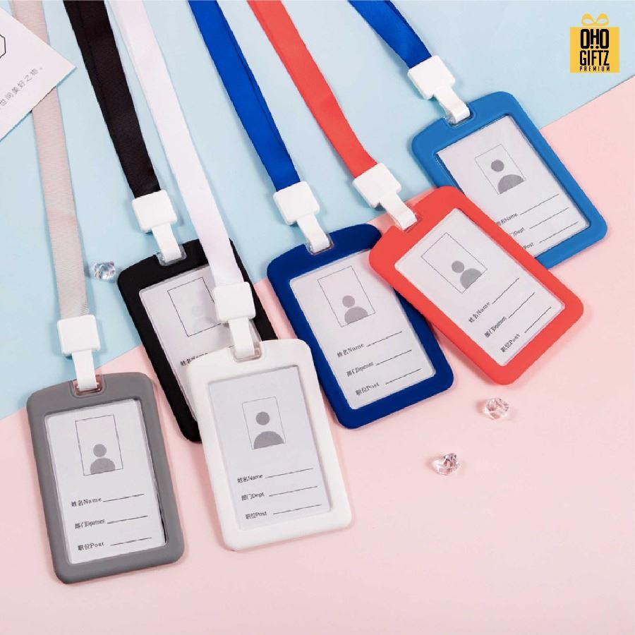 ที่ใส่บัตรพนักงานซิลิโคน สกรีนโลโก้ ทำเป็นของพรีเมี่ยม ของชำร่วยได้