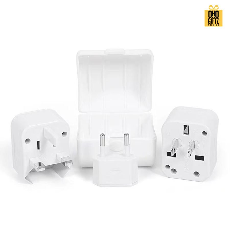 ปลั๊กแปลงไฟใช้ต่างประเทศ สกรีนชื่อ,โลโก้ ทำเป็นของพรีเมี่ยมได้