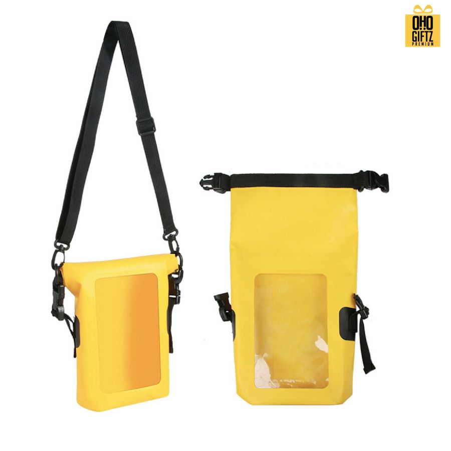 กระเป๋าใส่มือถือกันน้ำ สกรีนโลโก้  ทำเป็นของพรีเมี่ยม