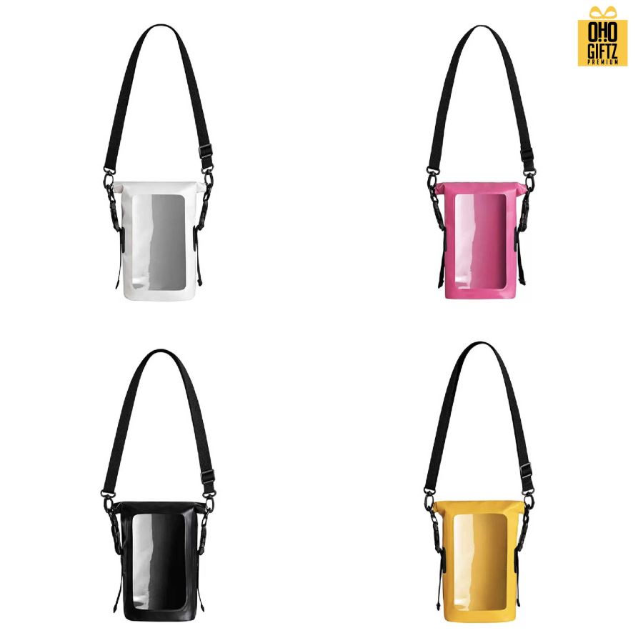 กระเป๋าใส่มือถือกันน้ำ สกรีนโลโก้  ทำเป็นของพรีเมี่ยม