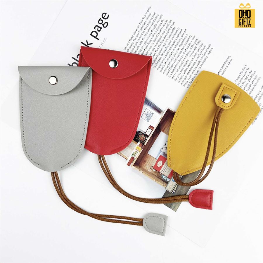 กระเป๋าใส่กุญแจรถหนัง PU แบบดึงออก สกรีนโลโก้ ทำเป็นของพรีเมี่ยมได้