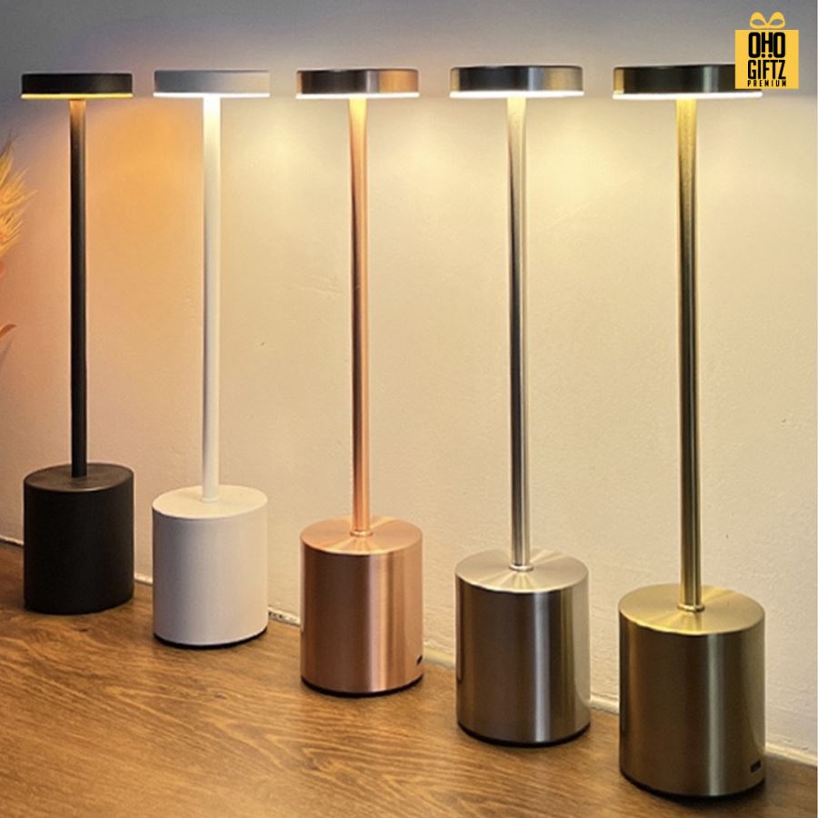 โคมไฟไร้สายแบบแตะสัมผัส สกรีนโลโก้ ทำเป็นของพรีเมี่ยม ของที่ระลึกได้