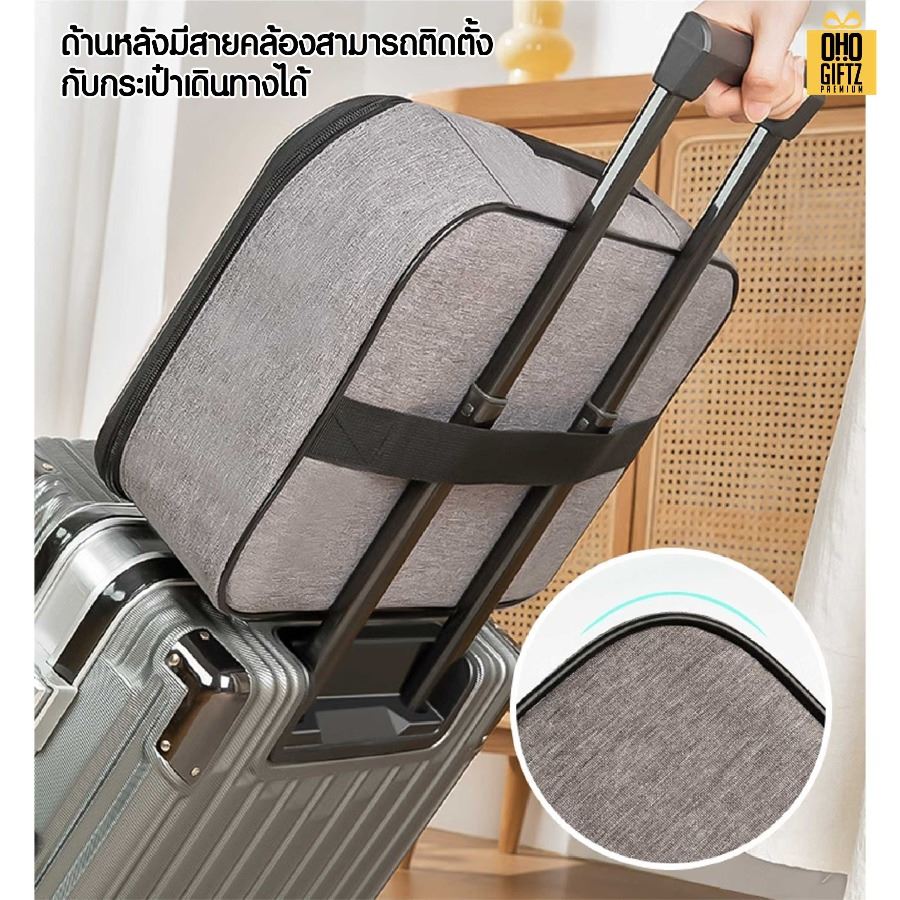 กระเป๋าเก็บเอกสารสำคัญ สกรีนโลโก้ ทำเป็นของพรีเมี่ยม ของชำร่วยได้