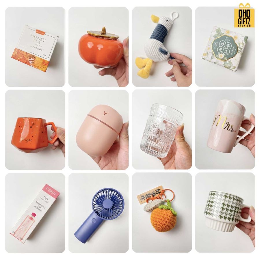 ชุดของขวัญ Giftset โทนสีชมพู มีหลายแบบให้เลือก สกรีนโลโก้ ทำเป็นของพรีเมี่ยม ของชำร่วย