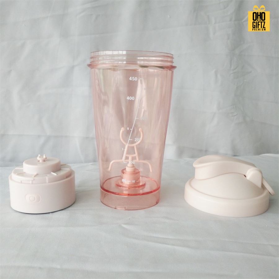 ถ้วยปั่นชงอัตโนมัติ ชาร์จ USB ไร้สาย สกรีนโลโก้ ทำเป็นของพรีเมี่ยมได้