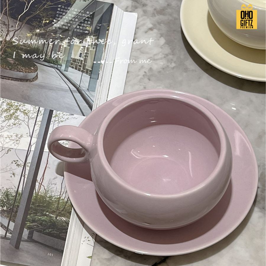 ถ้วยกาแฟสไตล์นอร์ดิก สกรีนชื่อ สกรีนโลโก้ ทำเป็นของพรีเมี่ยมได้