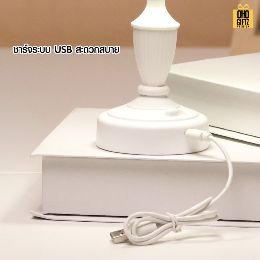 โคมไฟวินเทจพาสเทลน่ารัก สกรีนโลโก้ ทำเป็นของพรีเมี่ยม ของที่ระลึกได้