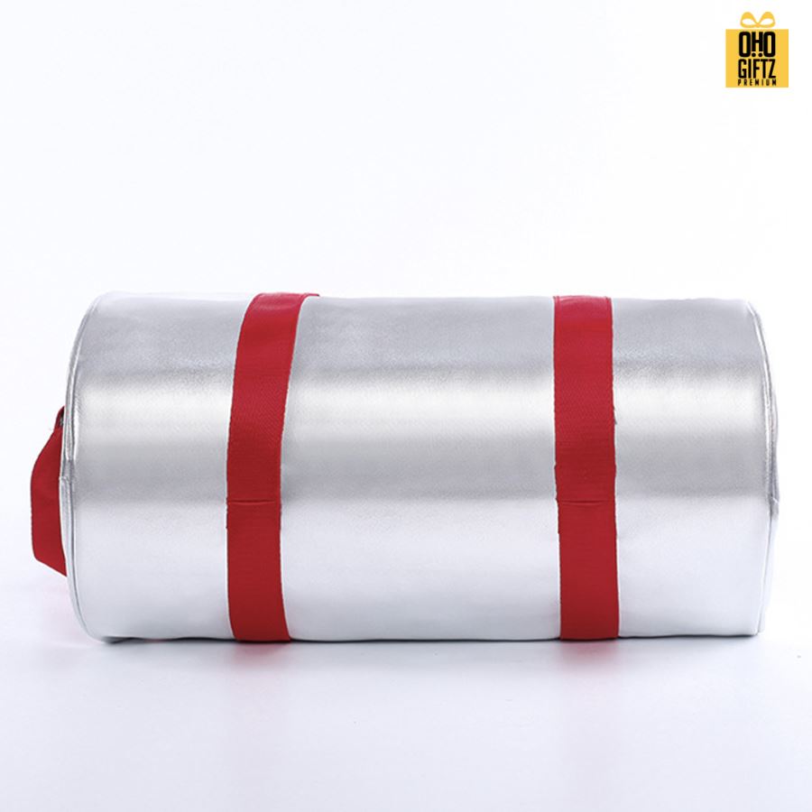 กระเป๋าเดินทางกีฬา หนัง PU สกรีนโลโก้ ทำเป็นของพรีเมี่ยมได้