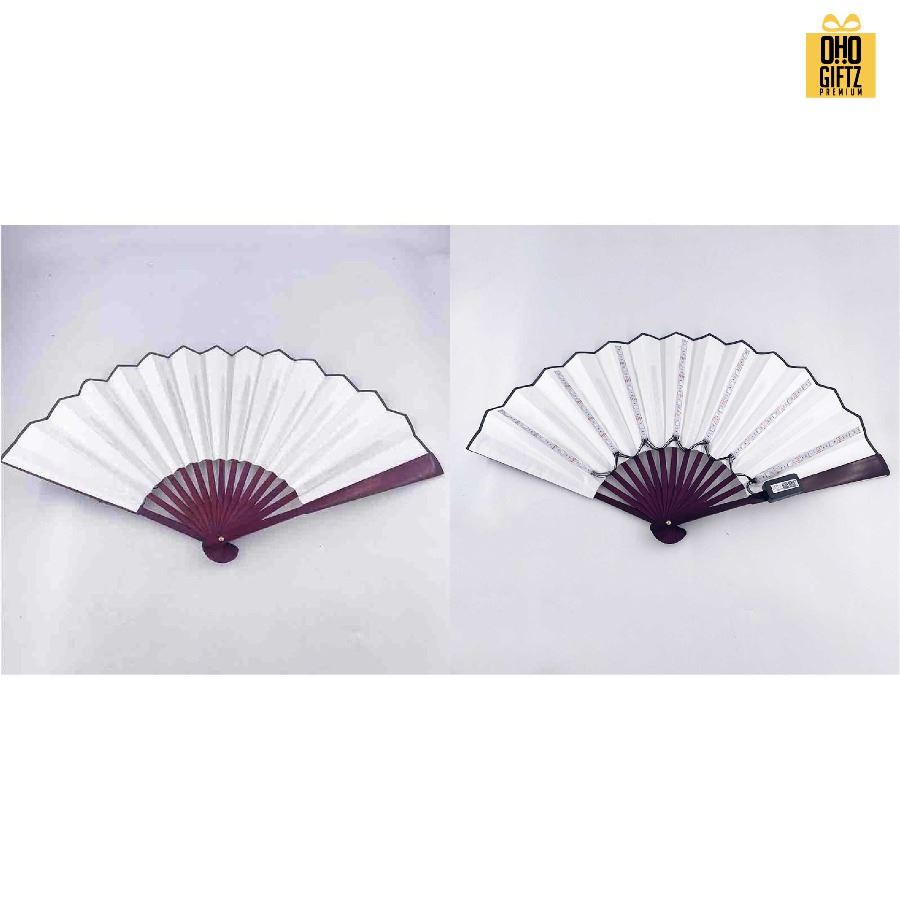 พัดจีนมีไฟ LED พิมพ์ภาพได้ไม่จำกัดสี ทำเป็นสินค้าพรีเมี่ยม ของชำร่วย ของที่ระลึกได้