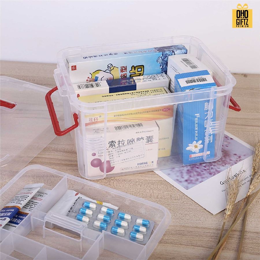 กล่องเก็บอุปกรณ์ปฐมพยาบาล สกรีนโลโก้ ทำเป็นของพรีเมี่ยม