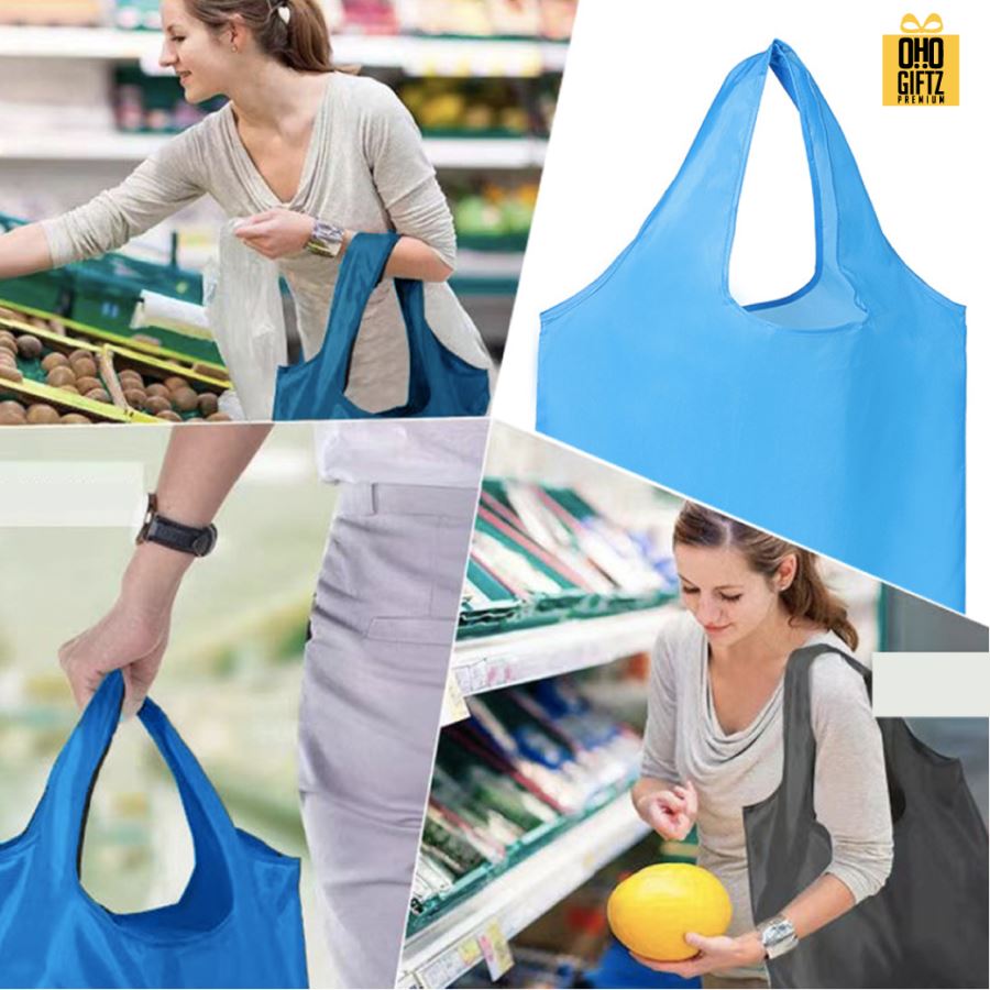 กระเป๋าผ้าม้วนเก็บได้ สกรีนโลโก้ ทำเป็นของพรีเมี่ยม ของที่ระลึกได้