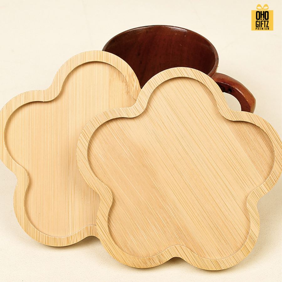 ที่รองแก้วไม้ สกรีนชื่อ, โลโก้ได้