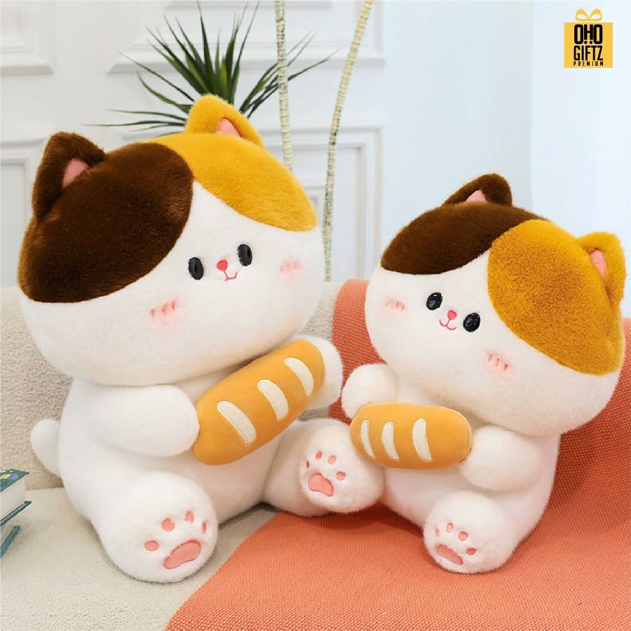 ตุ๊กตาแมวน่ารัก สกรีนโลโก้ ทำเป็นของพรีเมี่ยมได้ 