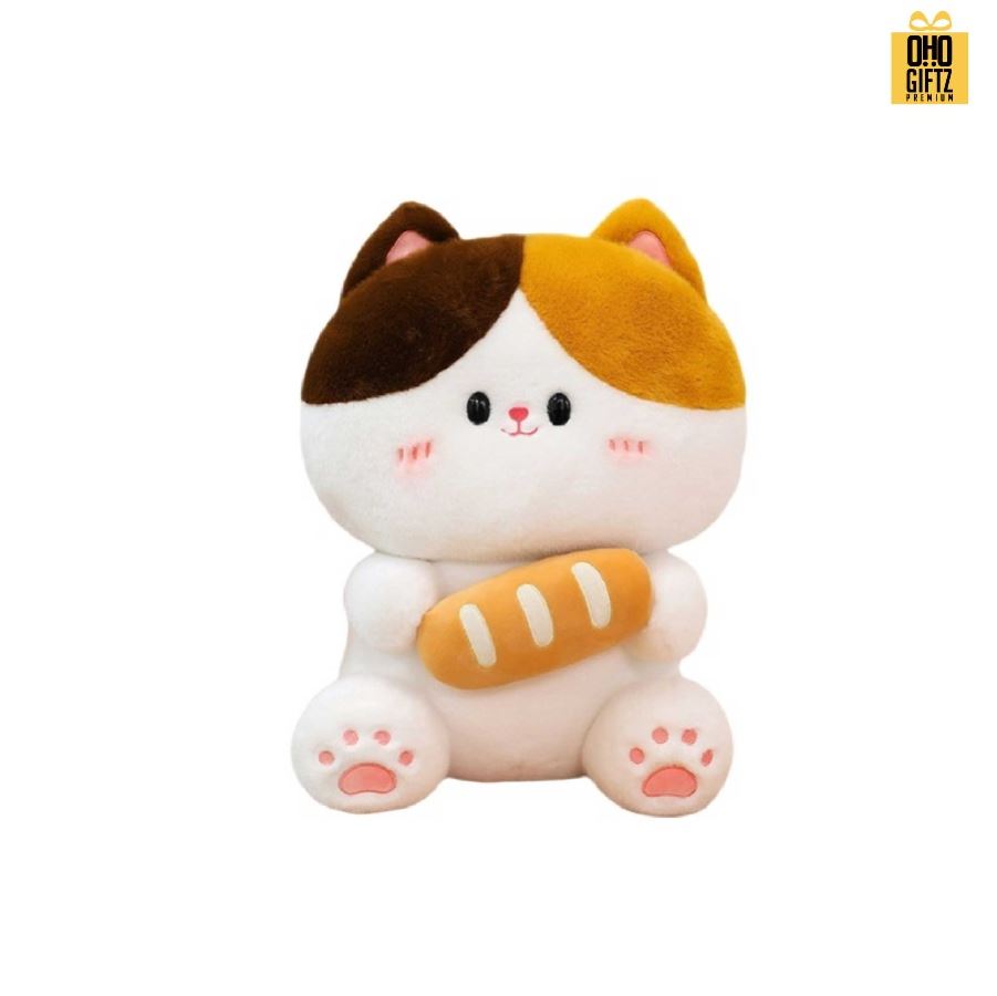 ตุ๊กตาแมวน่ารัก สกรีนโลโก้ ทำเป็นของพรีเมี่ยมได้ 