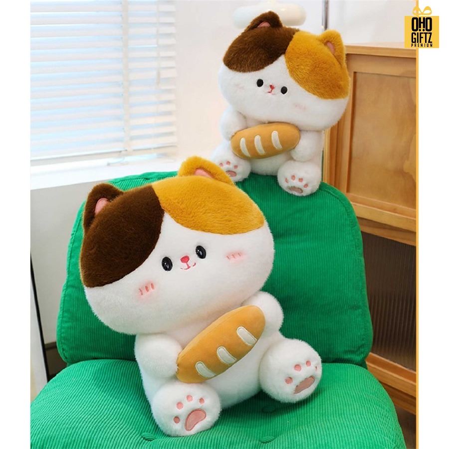 ตุ๊กตาแมวน่ารัก สกรีนโลโก้ ทำเป็นของพรีเมี่ยมได้ 