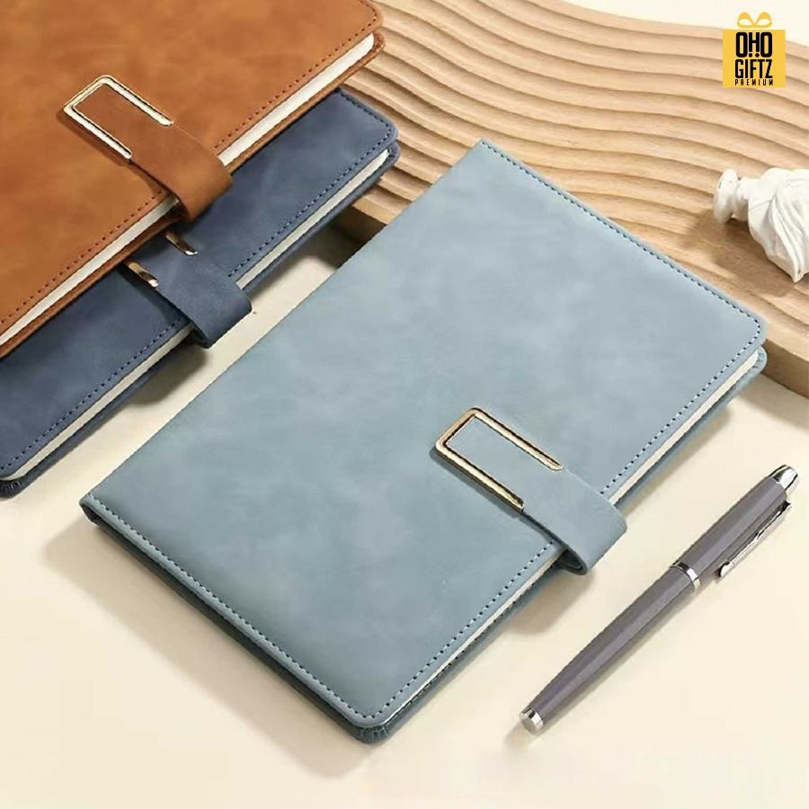 ชุดของขวัญนักธุรกิจ (สมุด & ปากกา) สกรีนโลโก้ ทำเป็นของพรีเมี่ยม ของชำร่วย