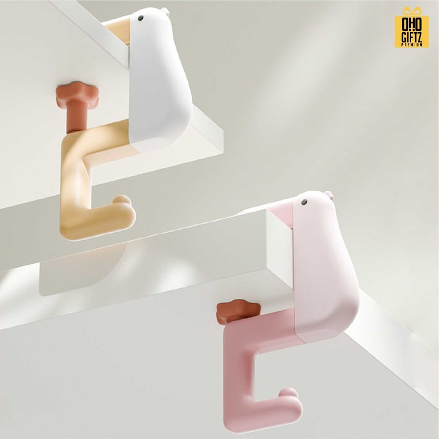 ที่แขวนกระเป๋าเป็ดน่ารัก สกรีนชื่อ สกรีนโลโก้ ทำเป็นของพรีเมี่ยมได้