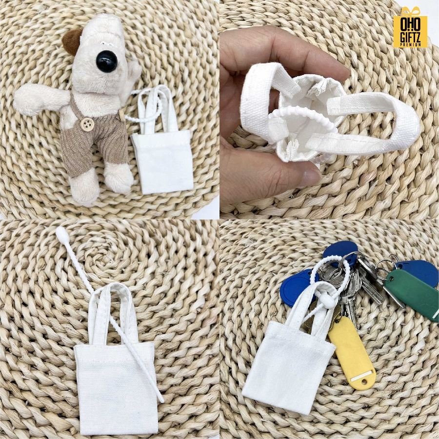 กระเป๋าจิ๋วใส่พวงกุญแจ สกรีนโลโก้ ทำเป็นของพรีเมี่ยมได้