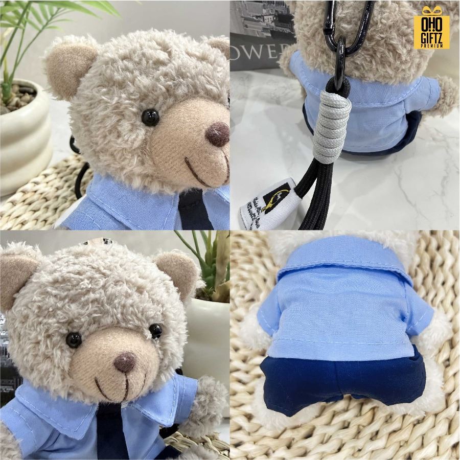 พวงกุญแจตุ๊กตาชุดฟอร์ม สกรีนโลโก้ได้ สกรีนโลโก้ ทำเป็นของพรีเมี่ยมได้