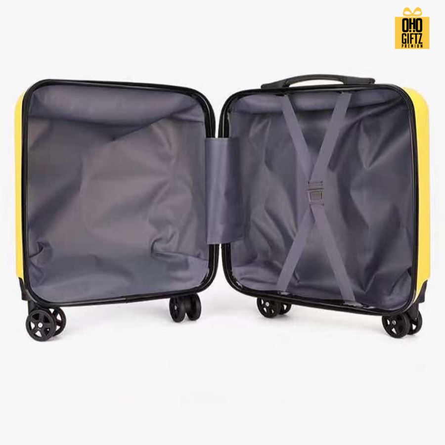 กระเป๋าเดินทางมีล้อ ขนาดเล็ก สกรีนชื่อ สกรีนโลโก้  ทำเป็นของพรีเมี่ยมได้