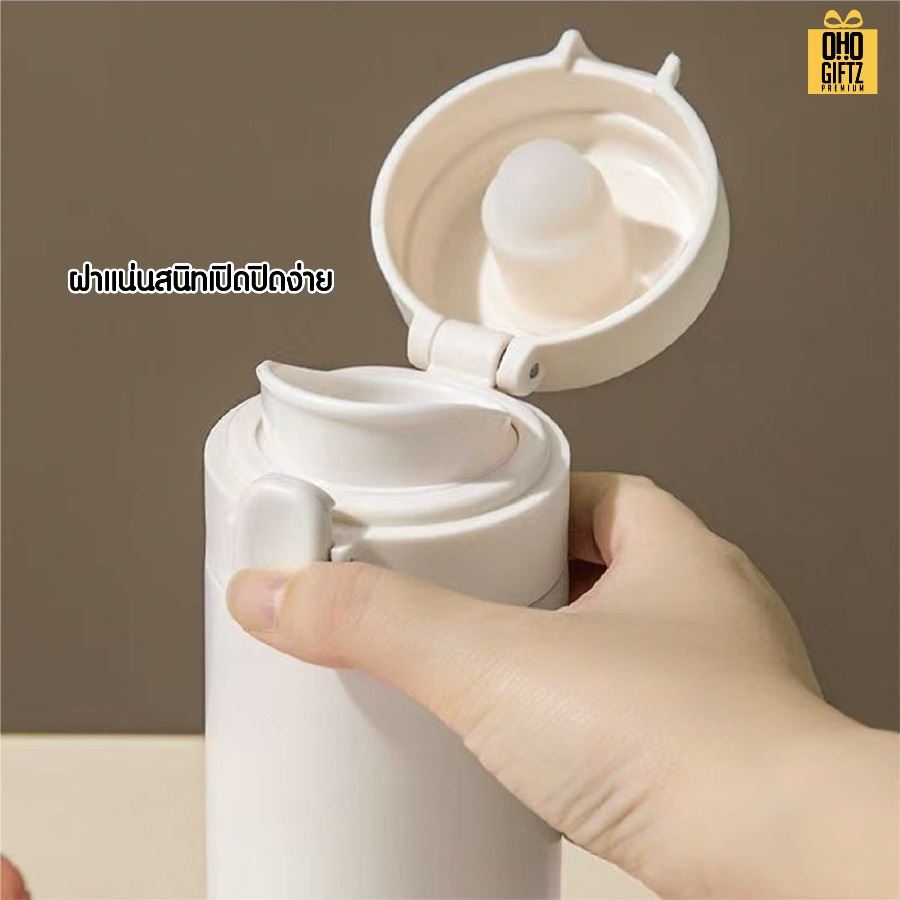 กระบอกสแตนเลสสีสวย สกรีนโลโก้ ทำเป็นของพรีเมี่ยมได้