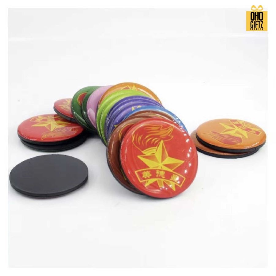 แม่เหล็กติดตู้เย็นเคลือบเรซิ่น พิมพ์ภาพและปรับขนาดได้ตามต้องการ สกรีนโลโก้ ทำเป็นของพรีเมี่ยมได้