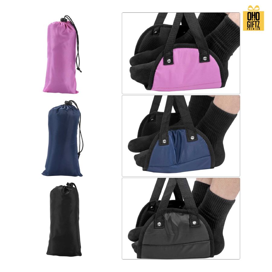 ที่วางเท้าบนเครื่องบิน เปลพักเท้า สกรีนโลโก้ ทำเป็นของพรีเมี่ยม ของชำร่วยได้ 