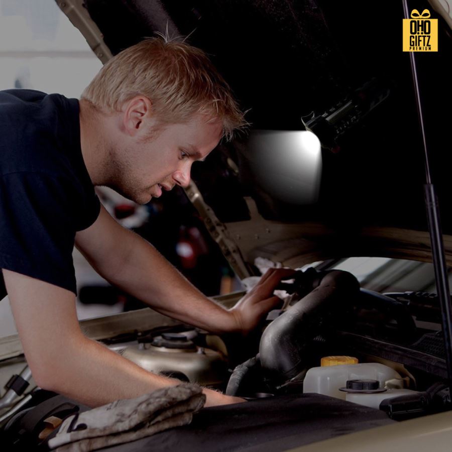 ไฟฉายเครื่องมือป้องกันฉุกเฉินไฟเตือน  สกรีนโลโก้ ทำเป็นของพรีเมี่ยมได้