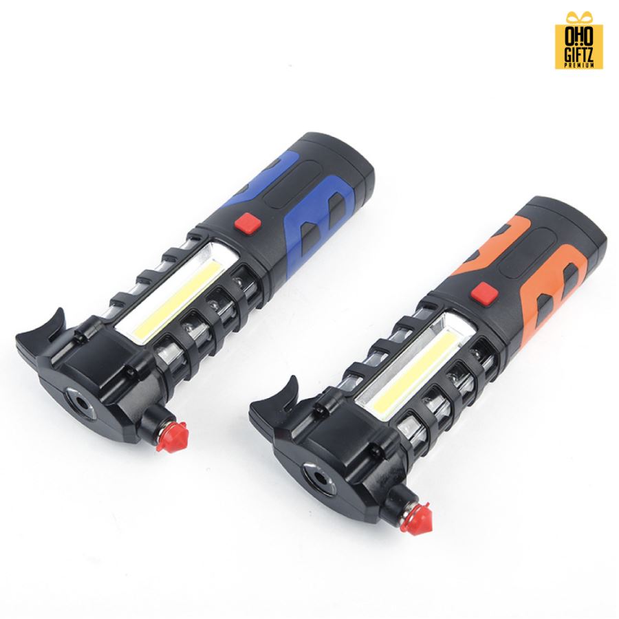 ไฟฉายเครื่องมือป้องกันฉุกเฉินไฟเตือน  สกรีนโลโก้ ทำเป็นของพรีเมี่ยมได้