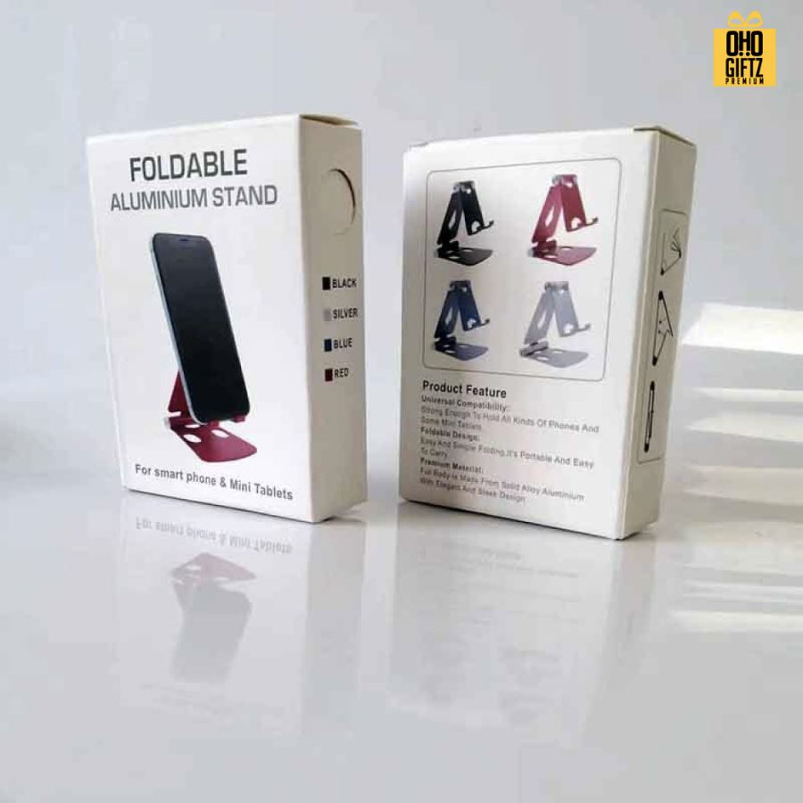 ที่วางมือถืออะลูมิเนียมอันลอยด์ สกรีนโลโก้ ทำเป็นของพรีเมี่ยมได้